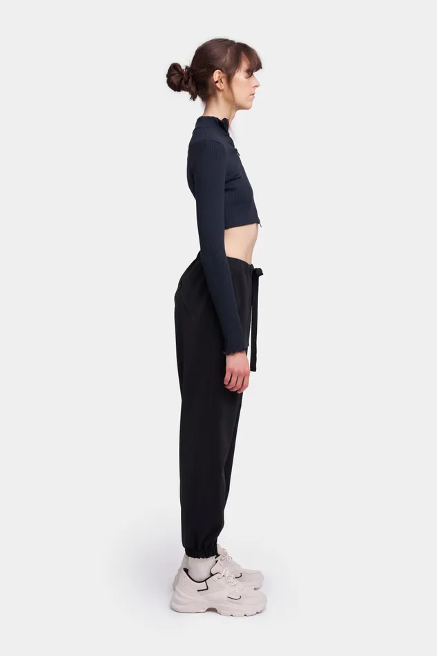 Bottoms Women Stutterheim Dala Trousers Black
