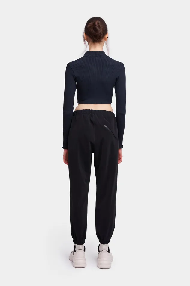 Bottoms Women Stutterheim Dala Trousers Black