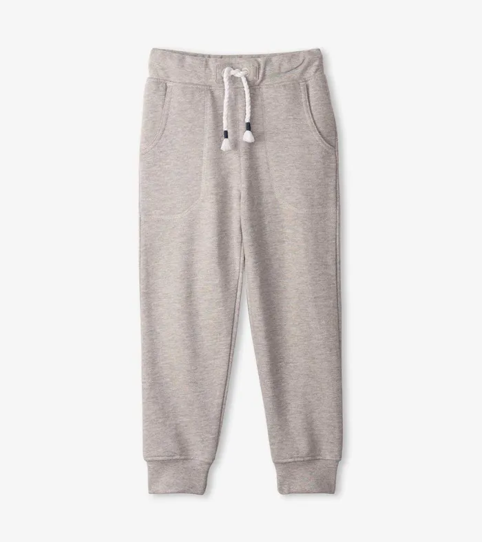 Boys Athletic Grey Slim Fit Joggers Hatley
