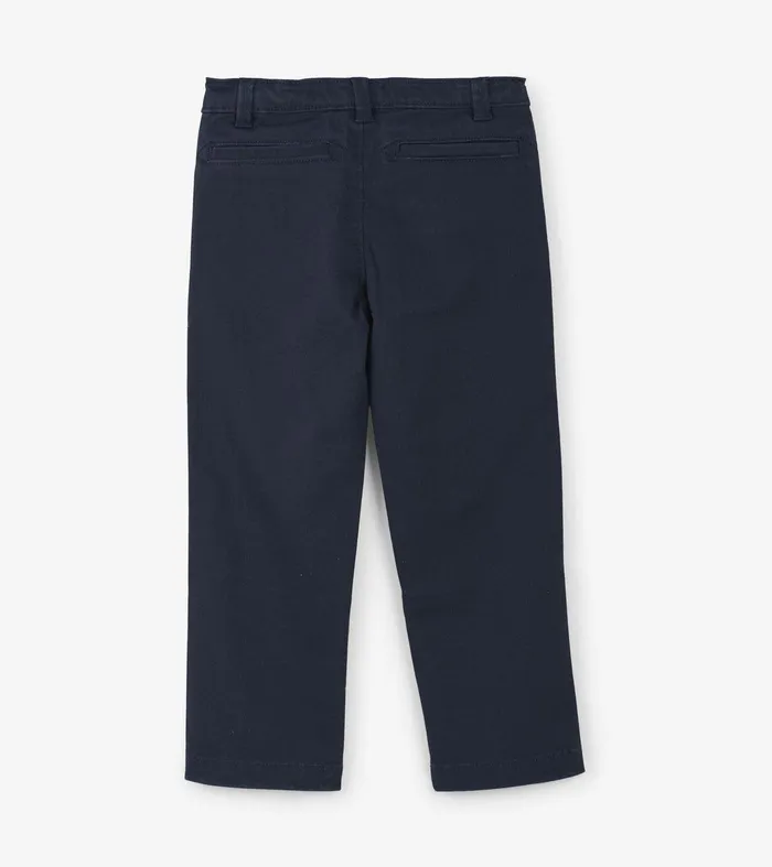 Boys Navy Twill Pants Hatley