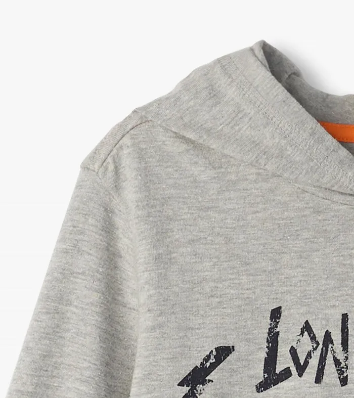 Boys Rock and Roll Long Sleeve Hoodie Tee Hatley