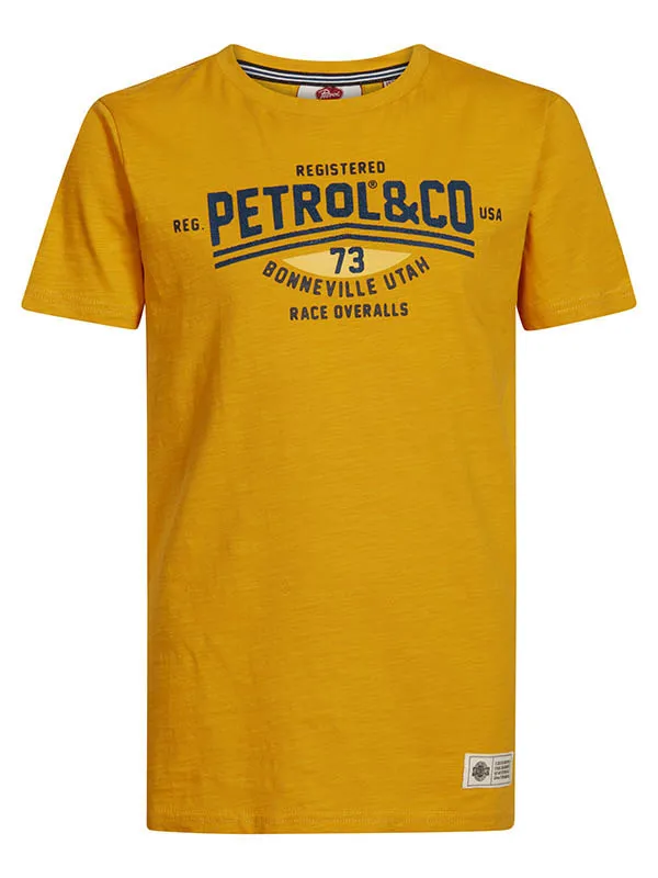 Boys TShirts Petrol Industries Artwork TShirt Fresh Mango