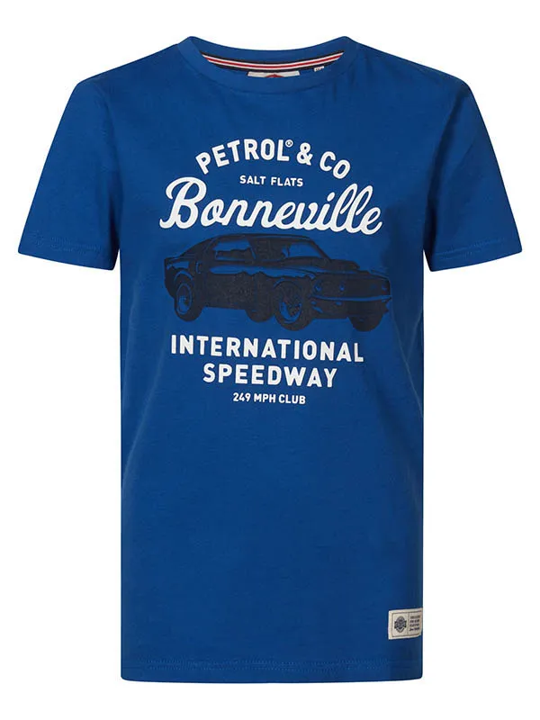 Boys TShirts Petrol Industries Bonneville TShirt Imperial Blue