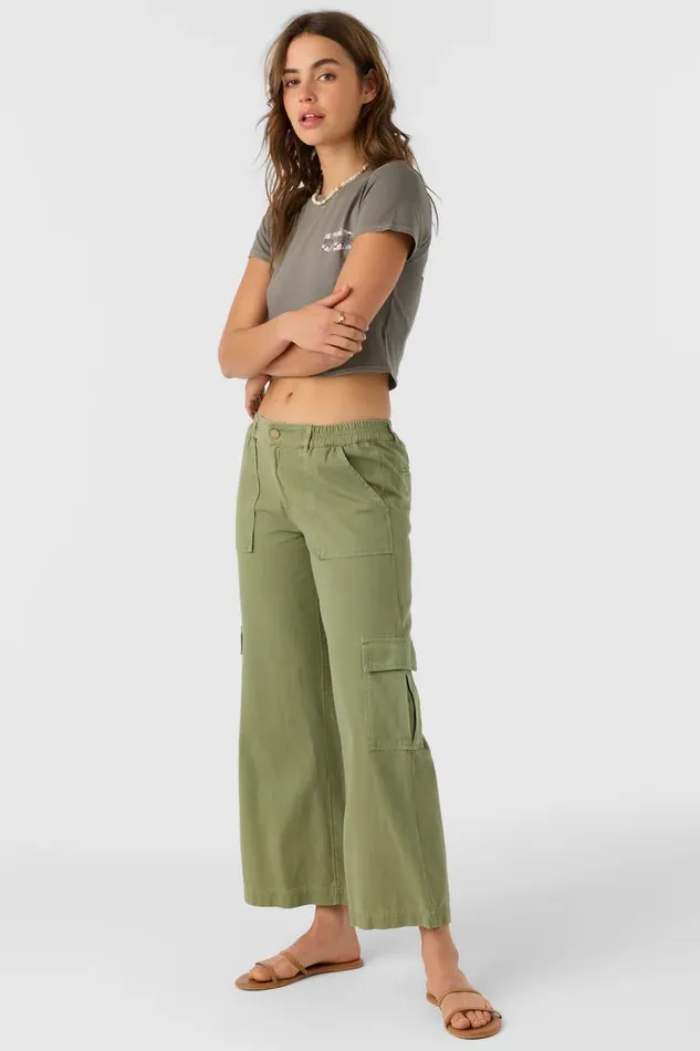 BREXTON CARGO PANTS Oil Green Women O039NEILL Collections