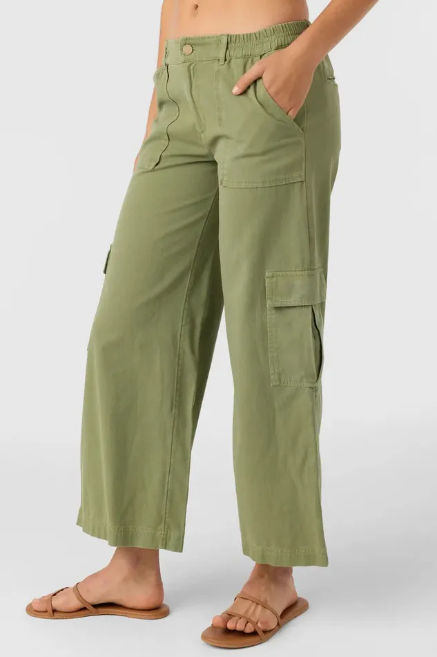 BREXTON CARGO PANTS Oil Green Women O039NEILL Collections