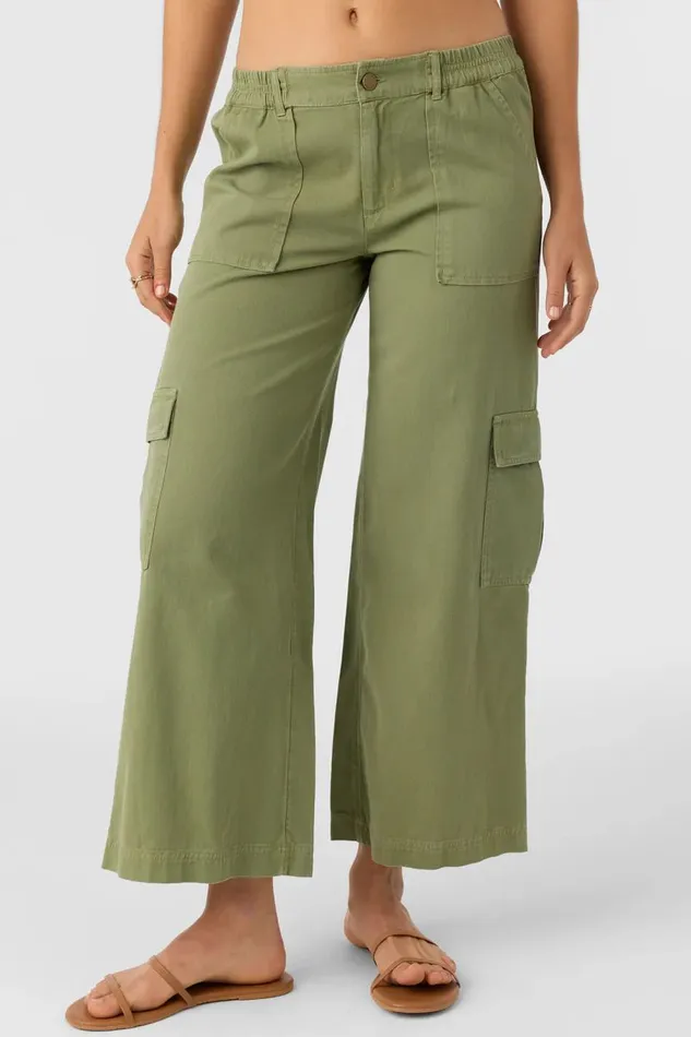 BREXTON CARGO PANTS Oil Green Women O039NEILL Collections