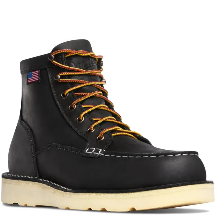 Bull Run Moc Toe 6quot Black Steel Toe Men Danner Boots