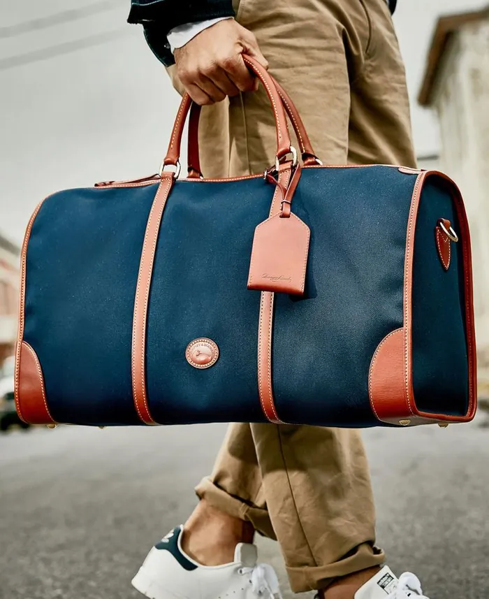 Cabriolet Gym Bag Dark Grey Woman Dooney and Bourke Travel Cabriolet Gym Bag Dark Grey Woman Dooney and Bourke Travel