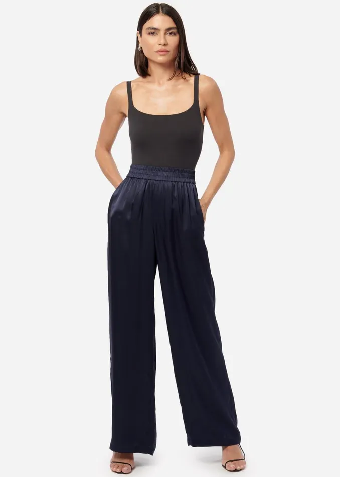 CAMI NYC Bottoms Women Bleecker Pant Navy