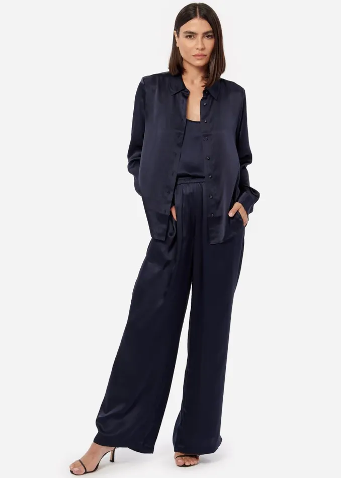 CAMI NYC Bottoms Women Bleecker Pant Navy