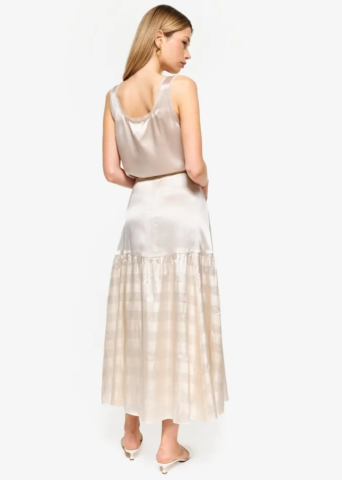 CAMI NYC Bottoms Women Roxana Skirt Oat