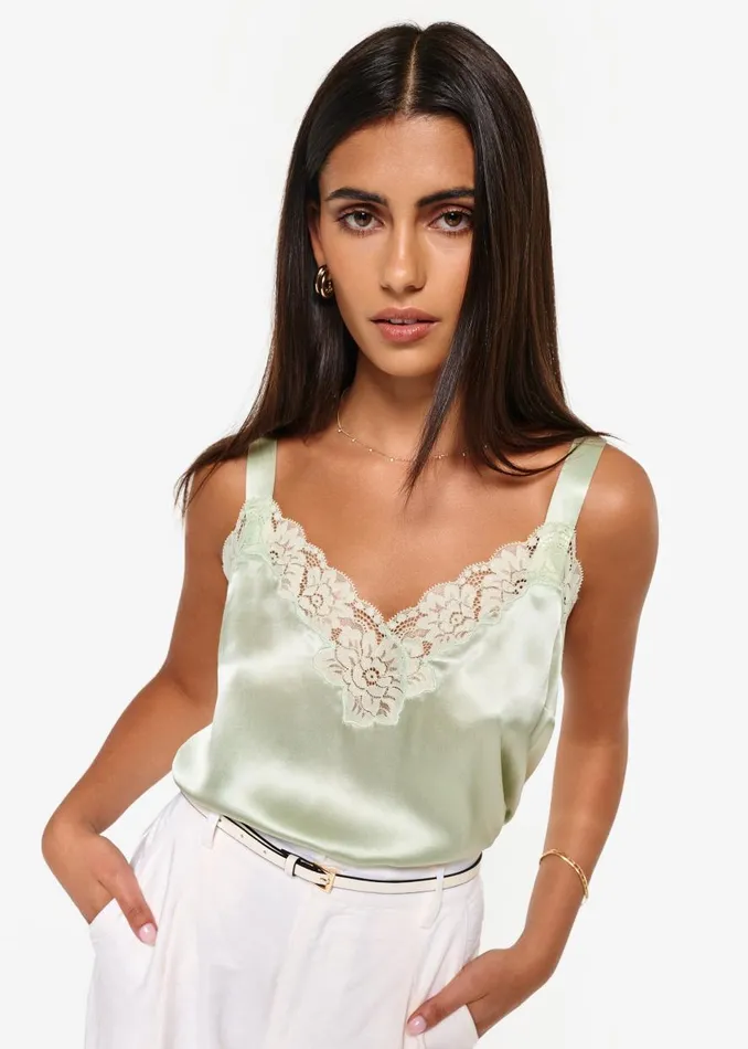 CAMI NYC Camisoles Women Amora Camisole Sea Glass