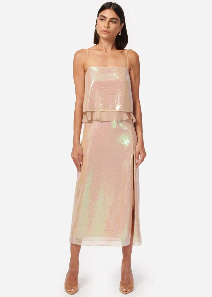 CAMI NYC Camisoles Women Jojo Sequin Camisole Opal Sequin