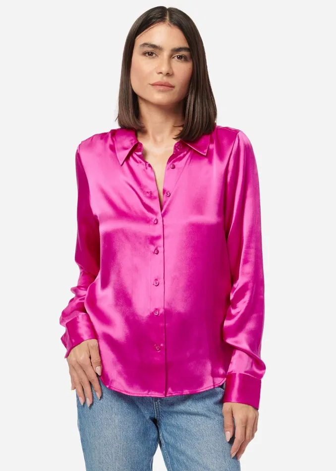 CAMI NYC Tops and Sweaters Women Crosby Blouse Petunia