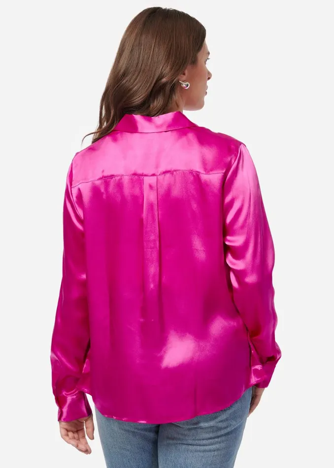 CAMI NYC Tops and Sweaters Women Crosby Blouse Petunia