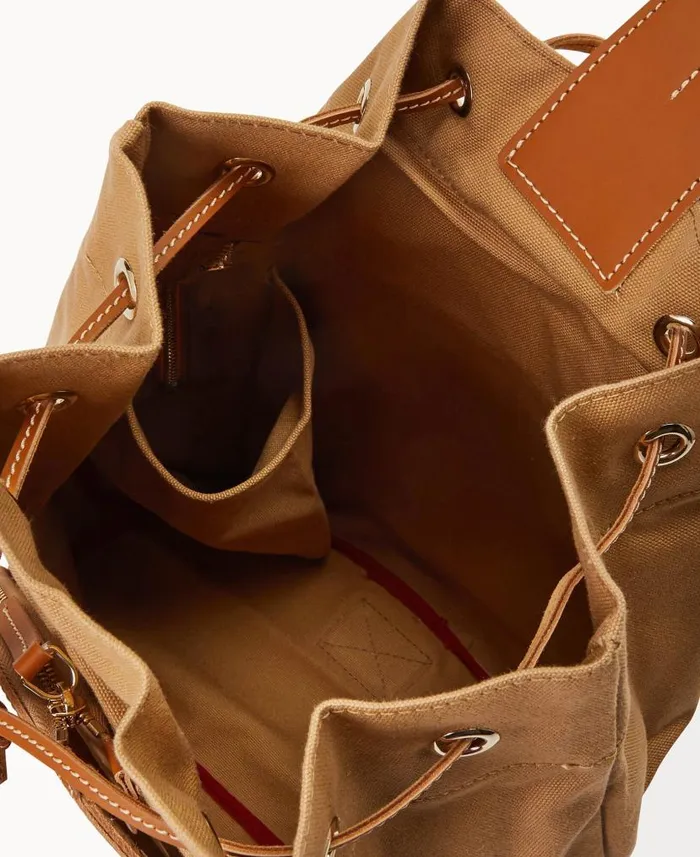 Canvas Pickleball Sling Beige Woman Dooney and Bourke Shoulder Bags Canvas Pickleball Sling Beige Woman Dooney and Bourke Shoulder Bags