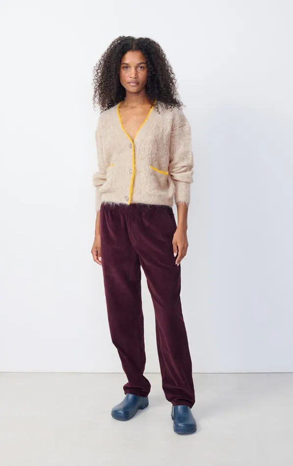 Cardigan Bymi Misty Melange Women American Vintage Jumpers and Cardigans