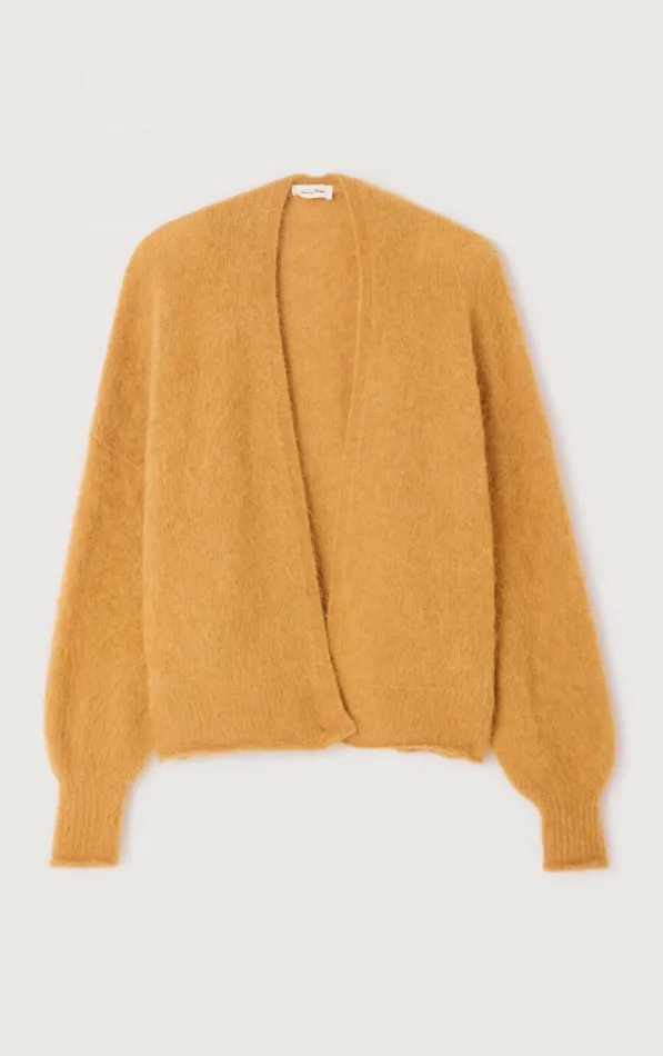 Cardigan Nuny Honey Melange Women American Vintage Jumpers and Cardigans Cardigan Nuny Honey Melange Women American Vintage Jumpers and Cardigans