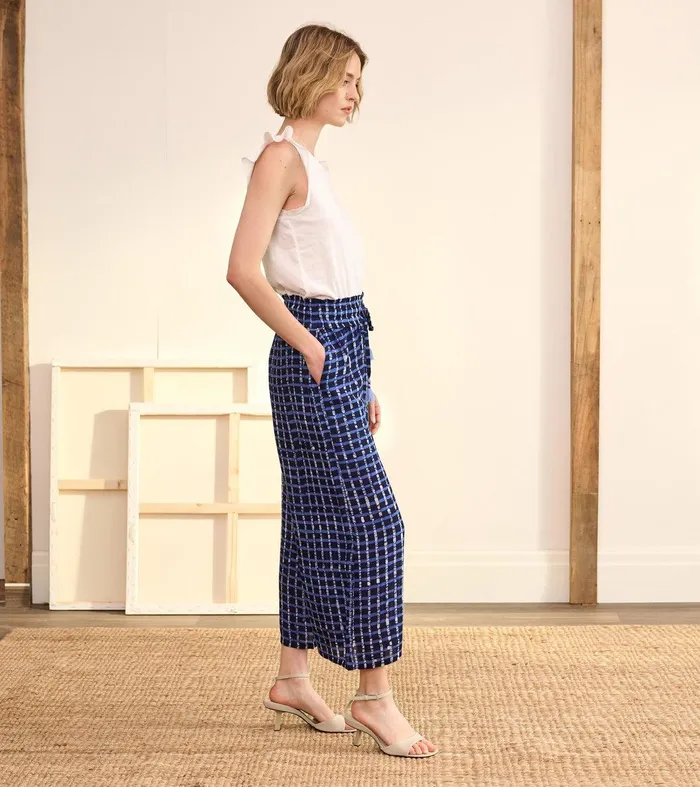 Cassie Pants 8211 Painted Plaid Hatley