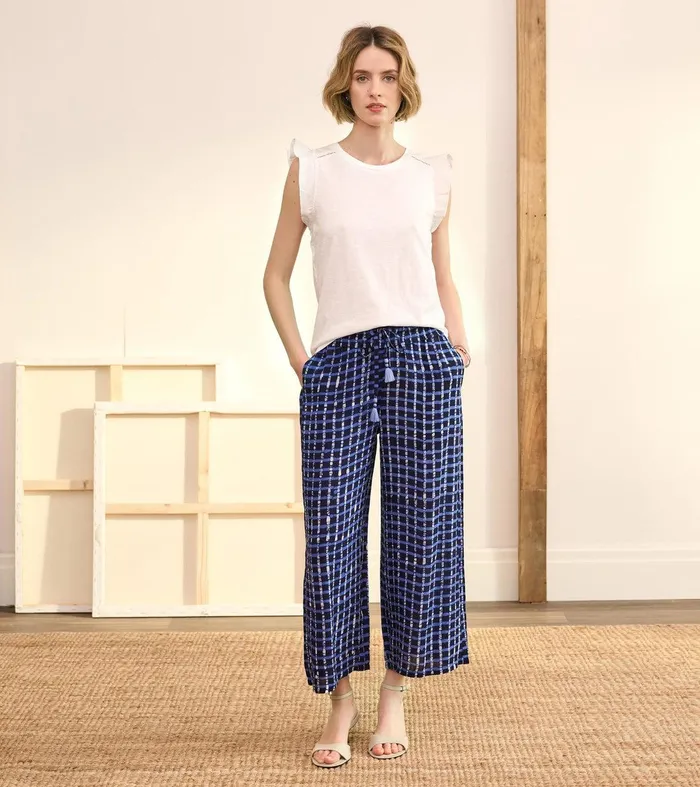 Cassie Pants 8211 Painted Plaid Hatley