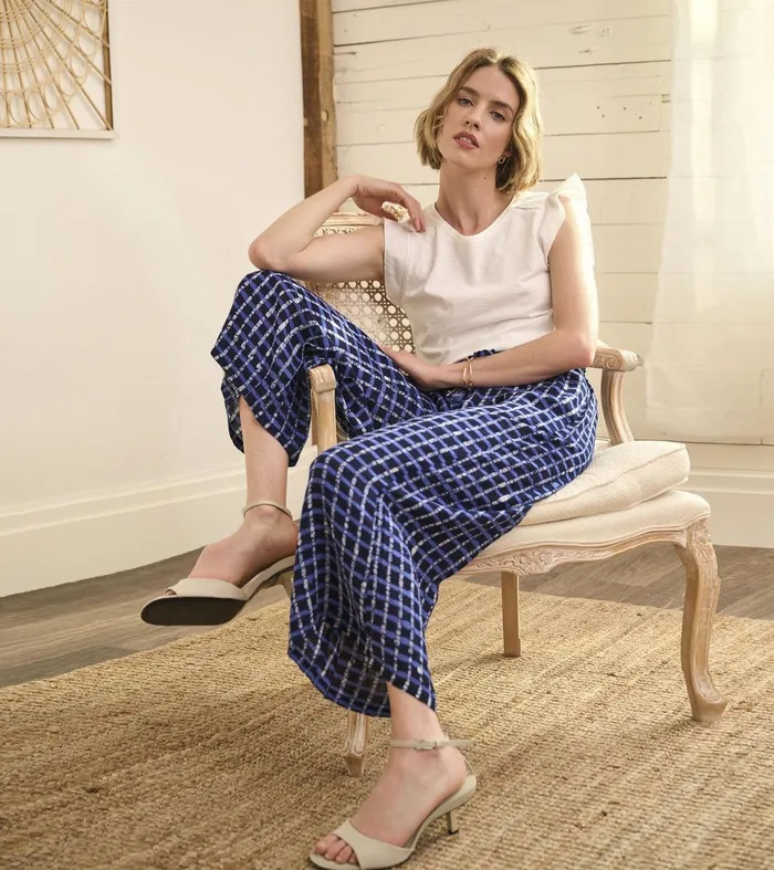 Cassie Pants 8211 Painted Plaid Hatley
