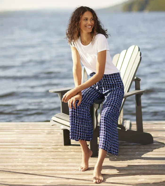 Cassie Pants 8211 Painted Plaid Hatley