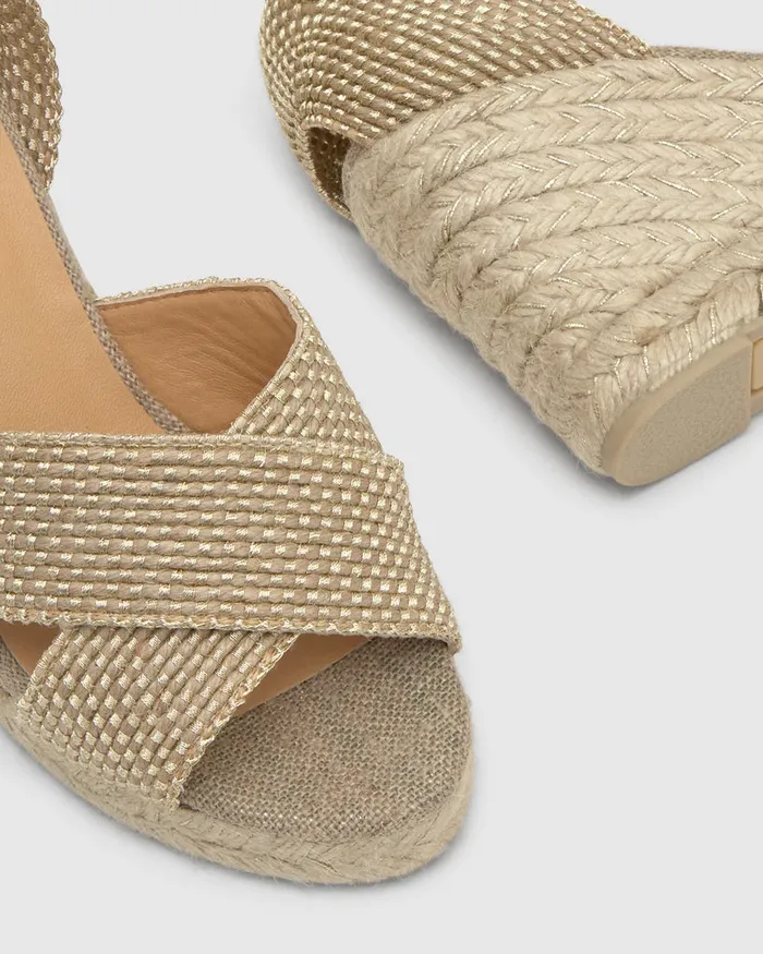 Castaer Becca8256 Oro Women Wedges