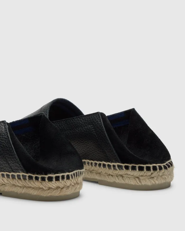 Castaer Polo249 Negro Men Flat Shoes