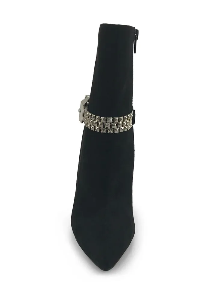 CHAIN BUCKLE BOOTIES Black Women VENUS Boots and Booties