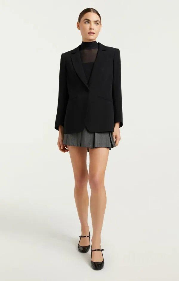 Cinq Sept Karlie Blazer Black Women Blazers