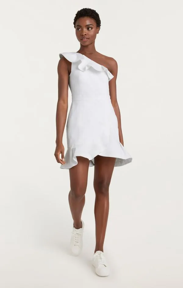 Cinq Sept Laury Dress White Women Mini