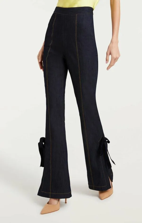 Cinq Sept Long Lou Pant Indigo Women Pants