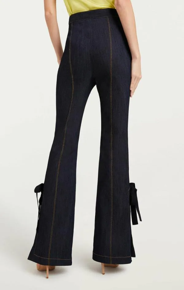 Cinq Sept Long Lou Pant Indigo Women Pants