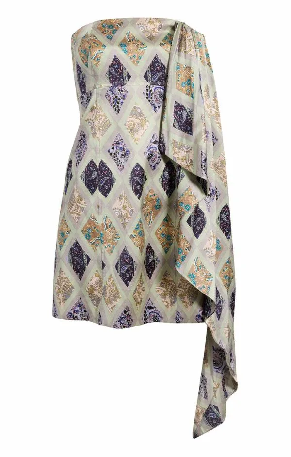 Cinq Sept Luisa Dress Celadon Multi Women Mini
