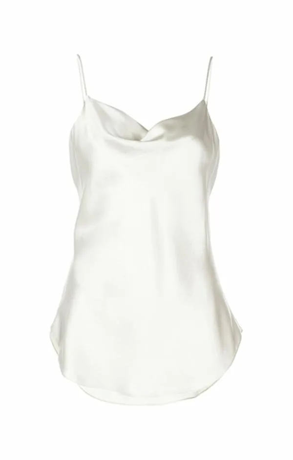 Cinq Sept Marta Cami Ivory Women Tank Tops and Camisoles