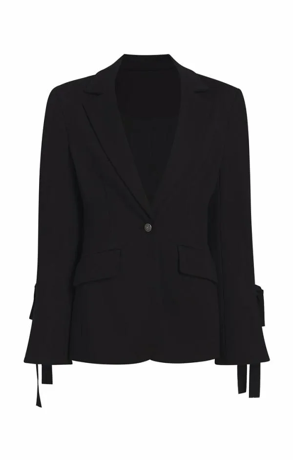 Cinq Sept Ponte Lou Blazer Black Women Blazers