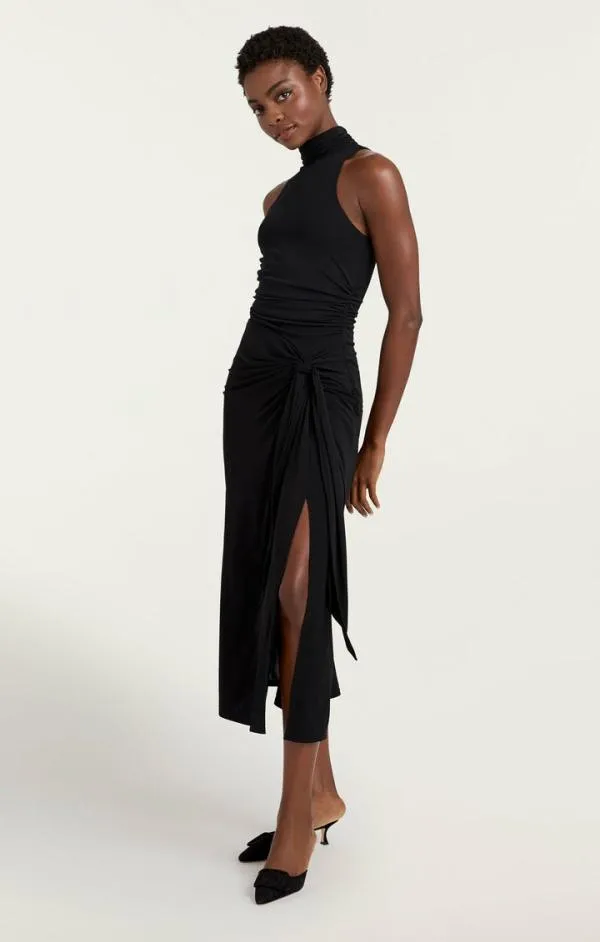 Cinq Sept Rori Dress Black Women Midi