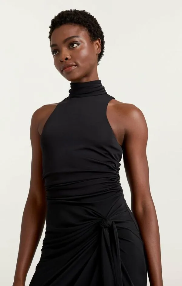 Cinq Sept Rori Dress Black Women Midi