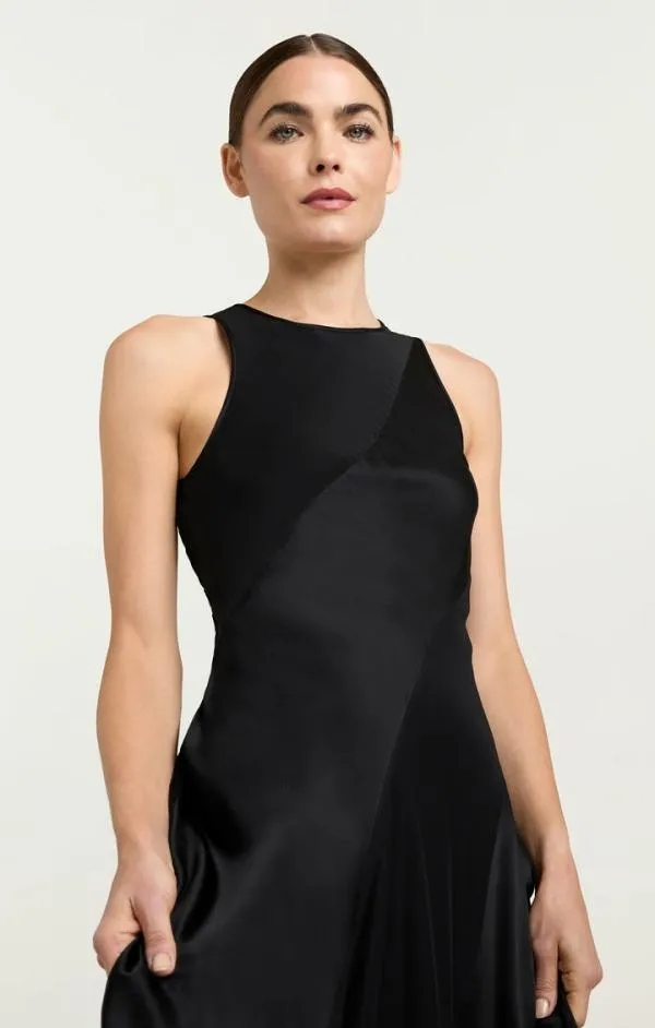 Cinq Sept Solana Dress Black Women Midi