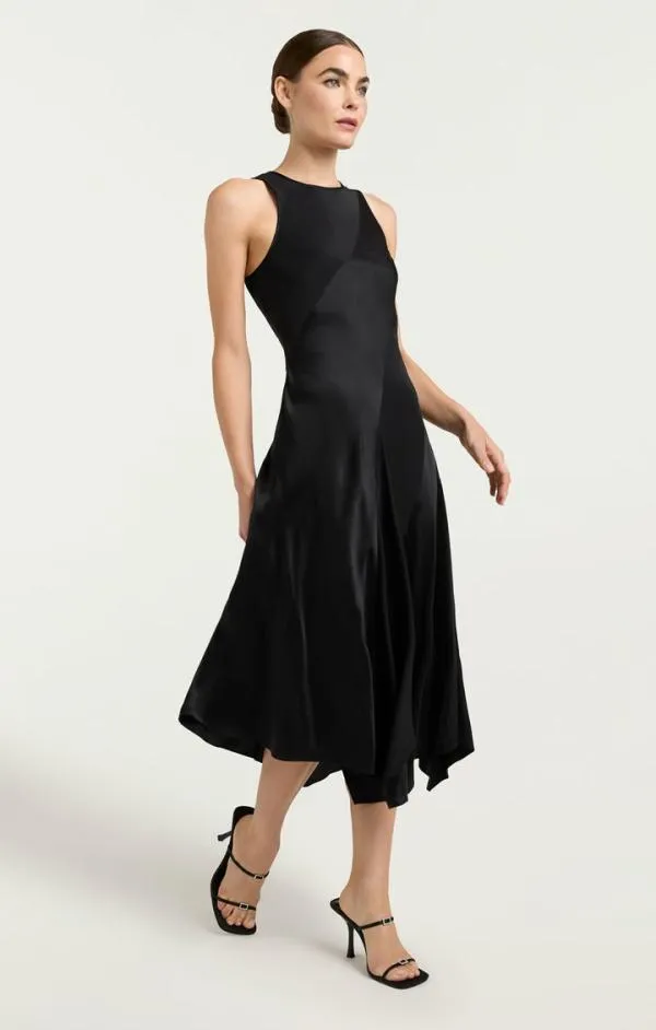 Cinq Sept Solana Dress Black Women Midi