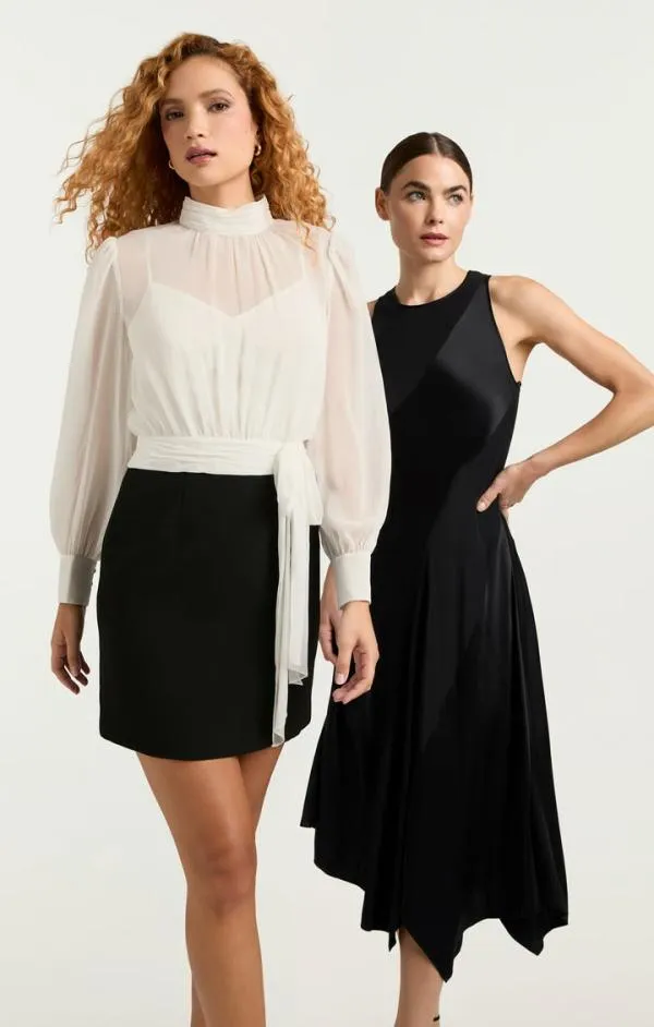 Cinq Sept Solana Dress Black Women Midi