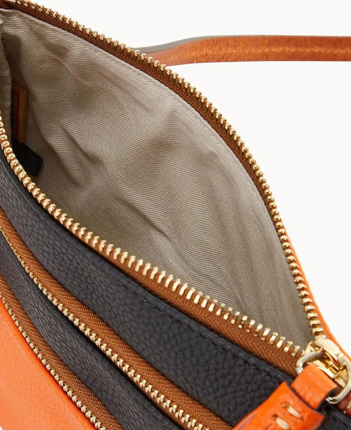 Collegiate Clemson Triple Zip Crossbody Clemson Woman Dooney and Bourke Crossbodies Collegiate Clemson Triple Zip Crossbody Clemson Woman Dooney and Bourke Crossbodies