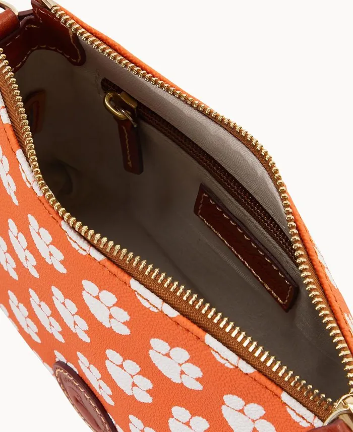 Collegiate Clemson University Crossbody Pouchette Clemson Woman Dooney and Bourke Crossbodies Collegiate Clemson University Crossbody Pouchette Clemson Woman Dooney and Bourke Crossbodies