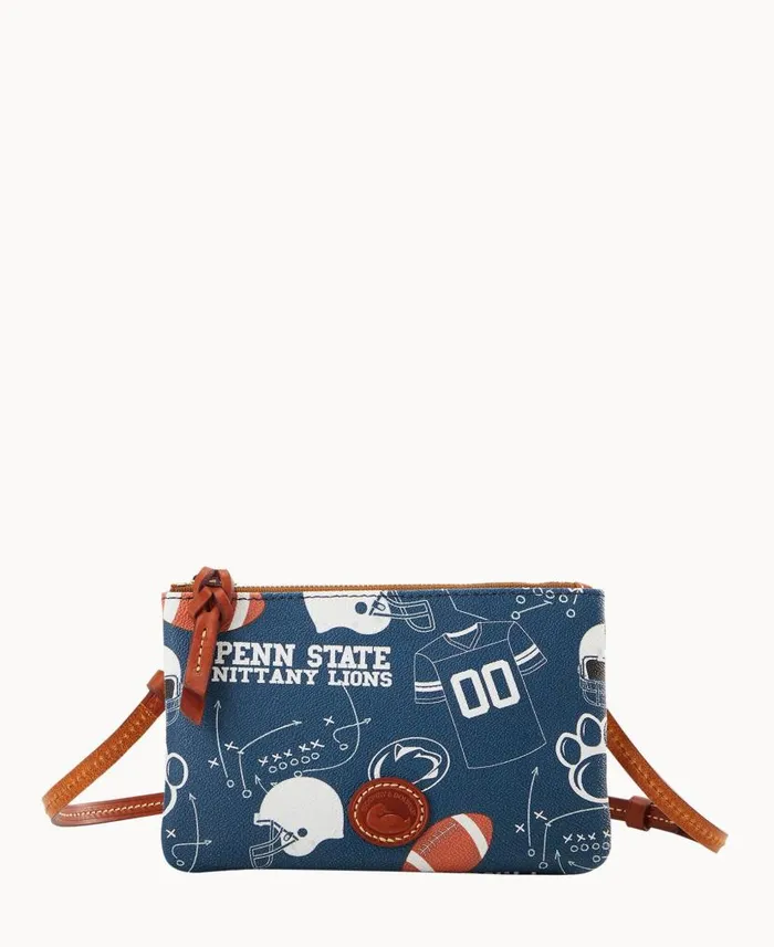 Collegiate Penn State Top Zip Crossbody Penn State Woman Dooney and Bourke Crossbodies
