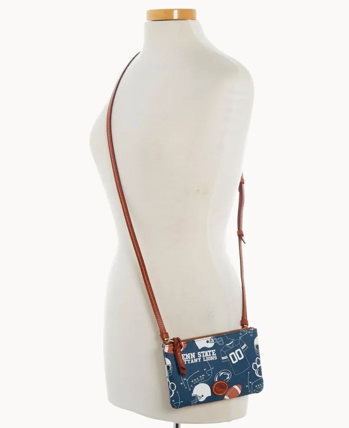 Collegiate Penn State Top Zip Crossbody Penn State Woman Dooney and Bourke Crossbodies Collegiate Penn State Top Zip Crossbody Penn State Woman Dooney and Bourke Crossbodies