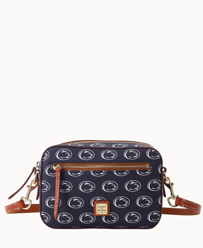 Collegiate Penn State University Camera Zip Crossbody Penn State Woman Dooney and Bourke Crossbodies Collegiate Penn State University Camera Zip Crossbody Penn State Woman Dooney and Bourke Crossbodies