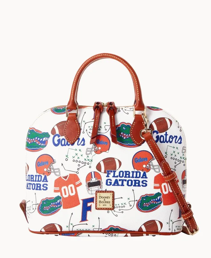 Collegiate University Of Florida Zip Zip Satchel U Of Florida Woman Dooney and Bourke Satchels Collegiate University Of Florida Zip Zip Satchel U Of Florida Woman Dooney and Bourke Satchels