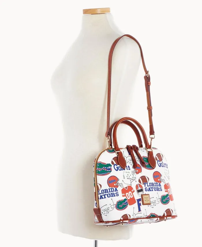 Collegiate University Of Florida Zip Zip Satchel U Of Florida Woman Dooney and Bourke Satchels Collegiate University Of Florida Zip Zip Satchel U Of Florida Woman Dooney and Bourke Satchels