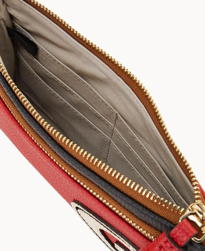 Collegiate University Of Georgia Double Zip Wristlet University Of Georgia ManWoman Dooney and Bourke Wallets Collegiate University Of Georgia Double Zip Wristlet University Of Georgia ManWoman Dooney and Bourke Wallets
