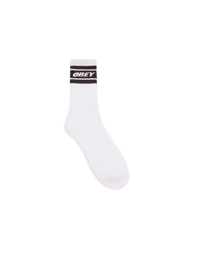 COOPER II SOCKS WhiteBlack ACCESSORIES OBEY Clothing Men